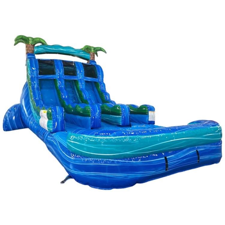 15' Island Drop Dual Lane Center Climb